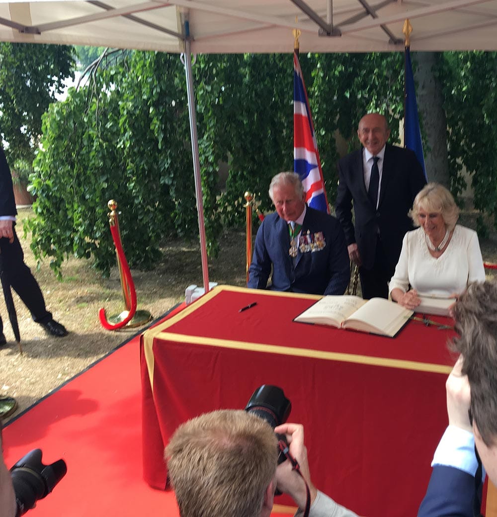 Visit of HRH the Prince of Wales - FIBA Lyon